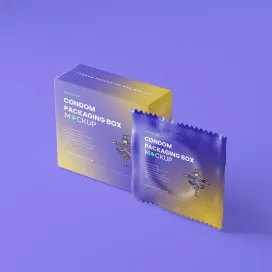 Condom Sachet and Box 07